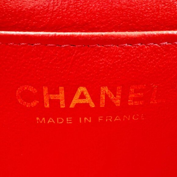 Chanel Classic Rectangular Flap Mini Quilted Leather Crossbody Bag Reddish Pink - Picture 16 of 16